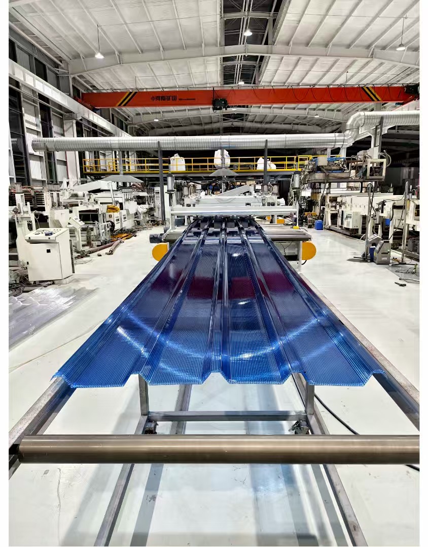 Jwell PC 중공 플레이트/U 자형/U 잠금 플레이트 압출기 기계 플라스틱 중공 플레이트 압출 기계