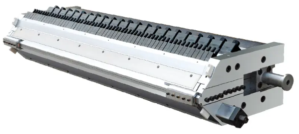 다층 시트 압출을 위한 빠른 개방 시트 다이