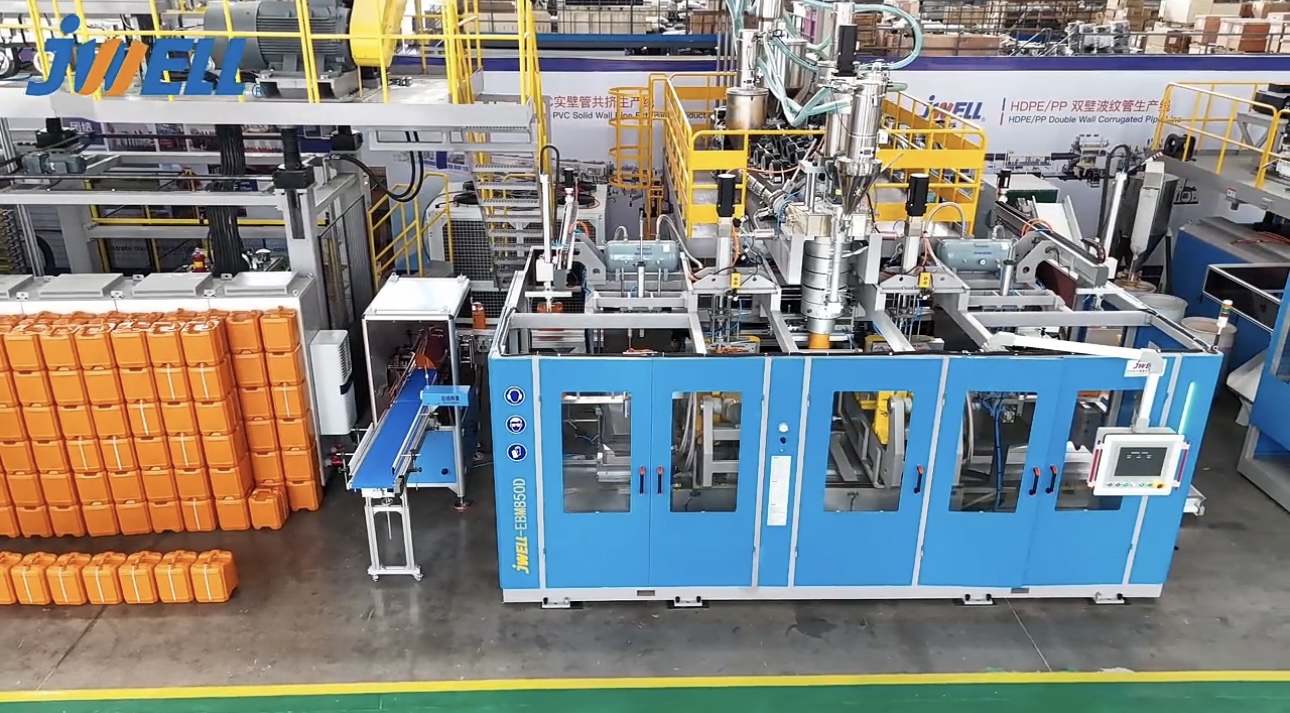 30Ltrs 완전 전기 연속형 고속 화학 용기 Jerrycan 블로우 성형기 