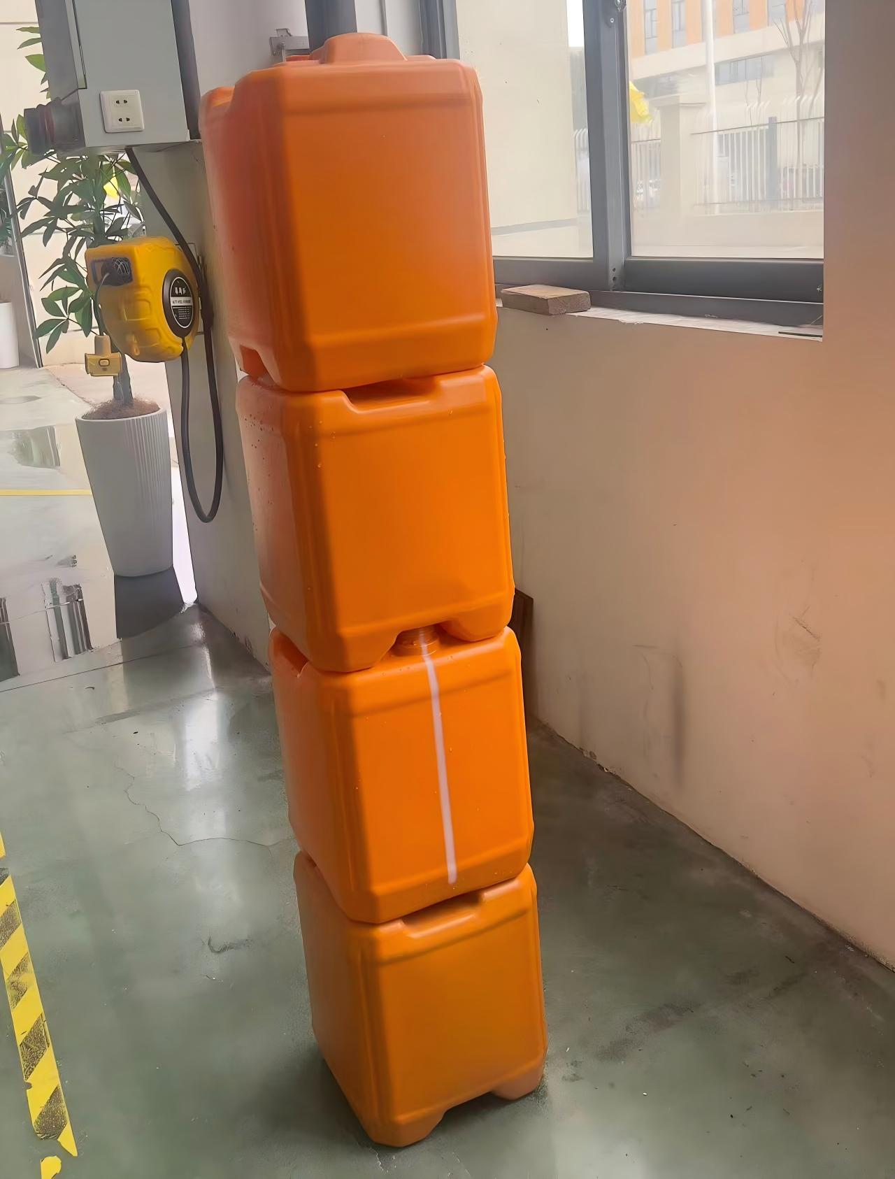 단일/다층 HDPE 플라스틱 용기/Jerrycan/오픈 탑 드럼용 Jwell 30L 블로우 성형기