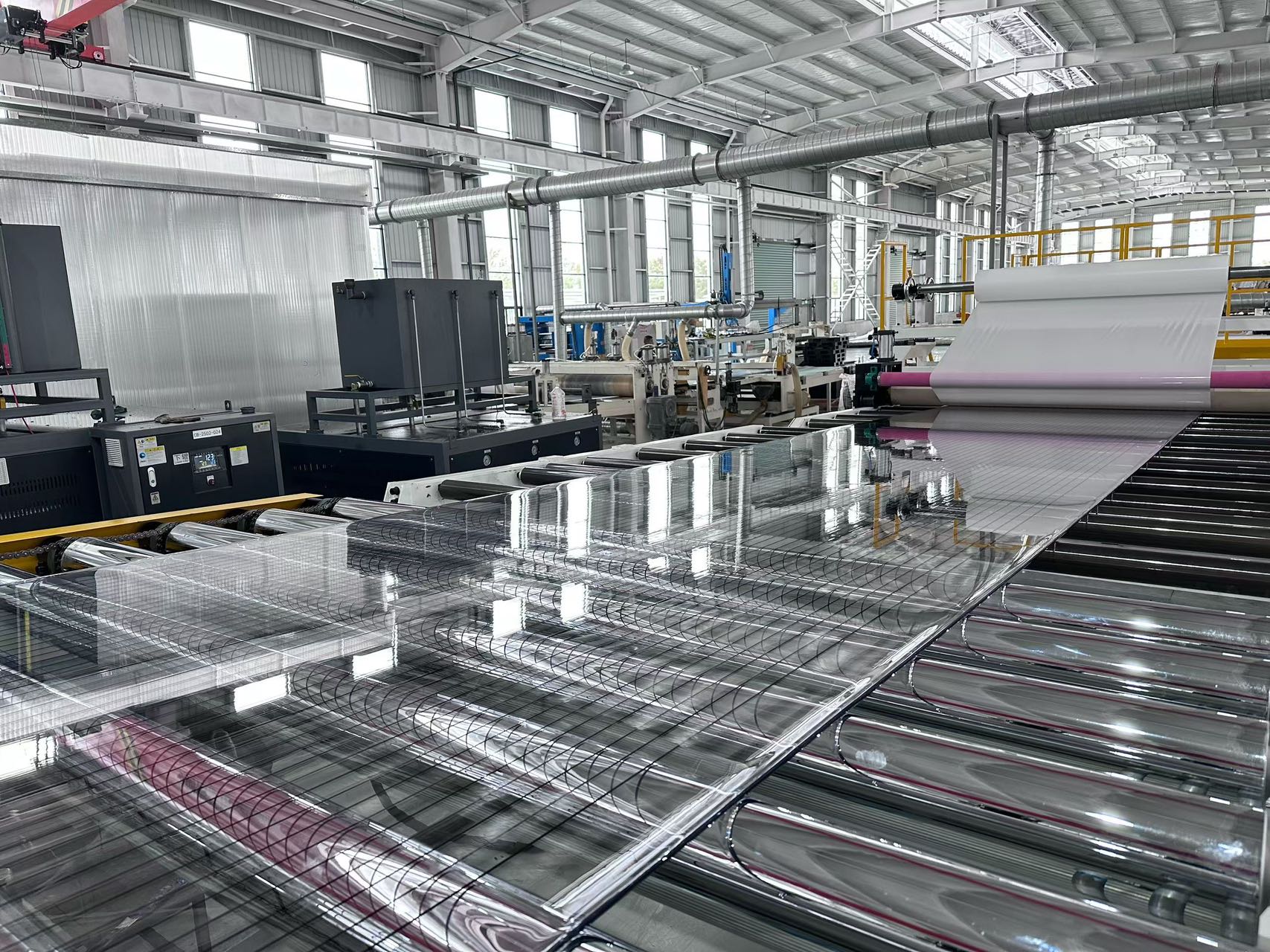 Jwell PC 중공 플레이트/U 자형/U 잠금 플레이트 압출기 기계 플라스틱 중공 플레이트 압출 기계