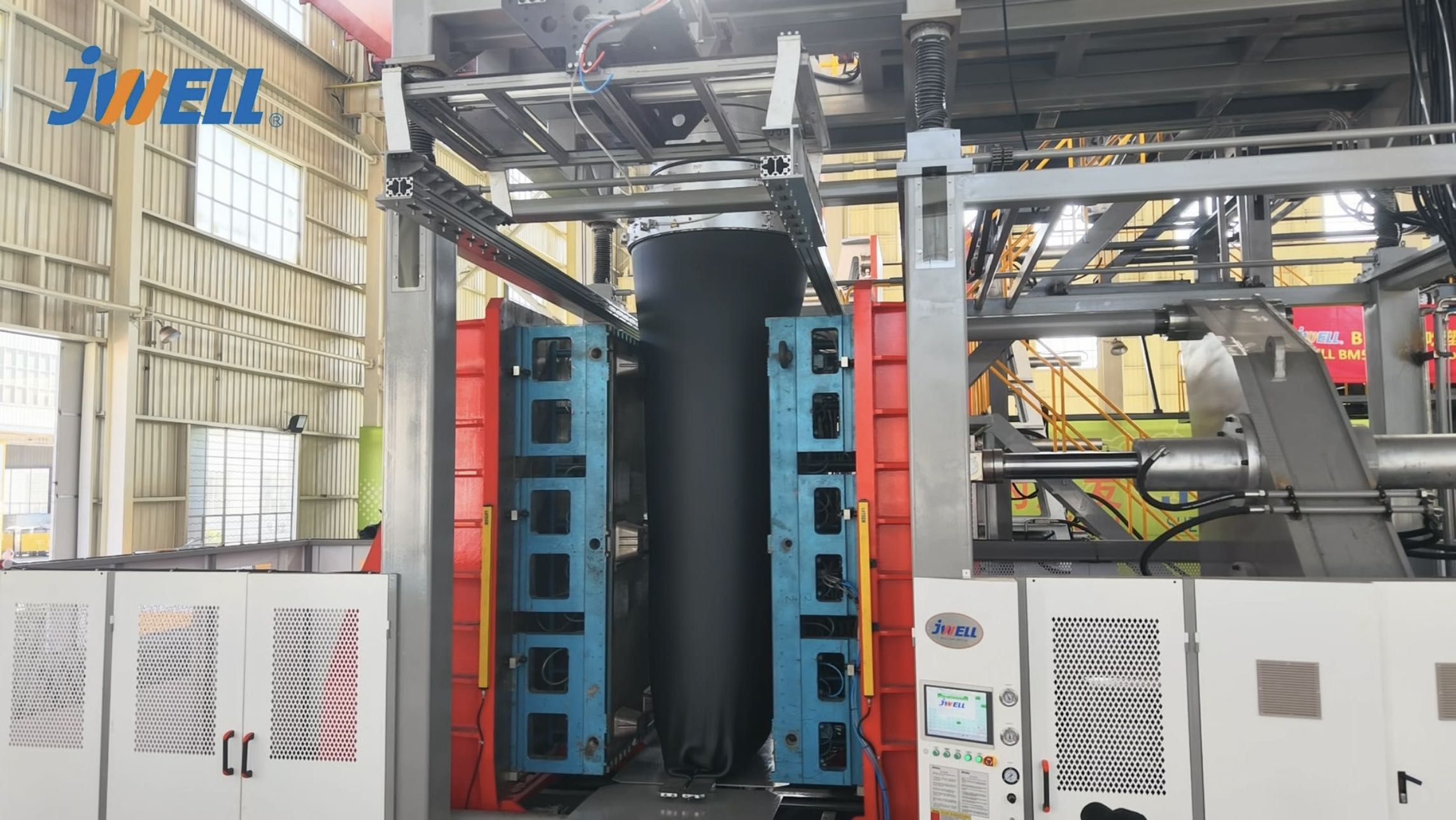 HDPE 산업용 9개 다리/중공/모놀리식 블로우 성형 팔레트용 Jwell 500L/1000L 블로우 성형기