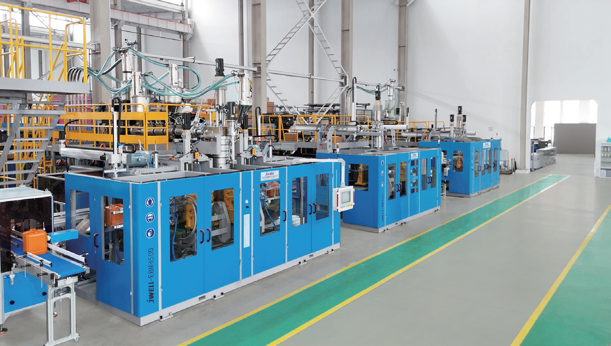 30Ltrs 완전 전기 연속형 고속 화학 용기 Jerrycan 블로우 성형기 