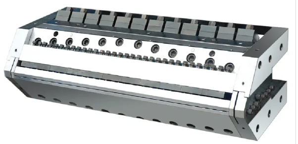 정밀 시트 제조를 위한 인몰드 공압출 시트 다이