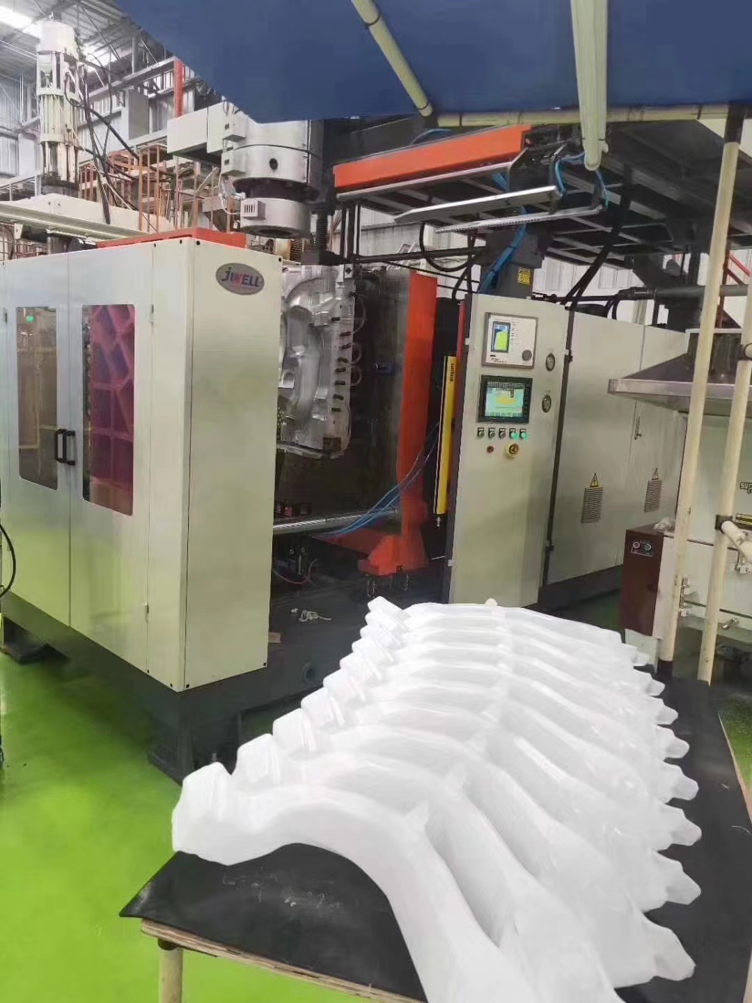 Jwell 자동 공기 덕트/오일 필러 파이프용 3차원 블로우 성형기(로봇)