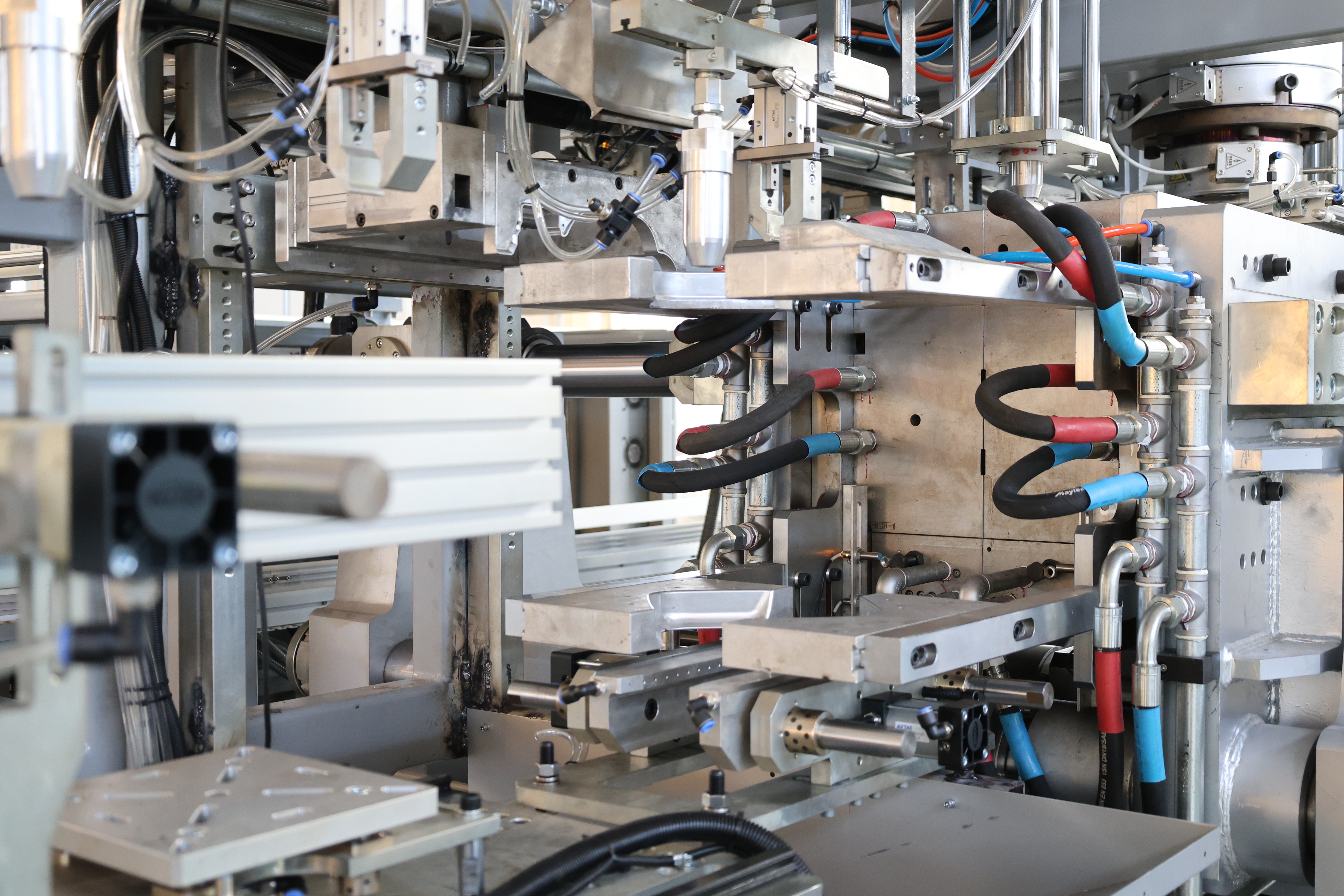 화학 포장용 30L 더블 스테이션 블로우 성형기 