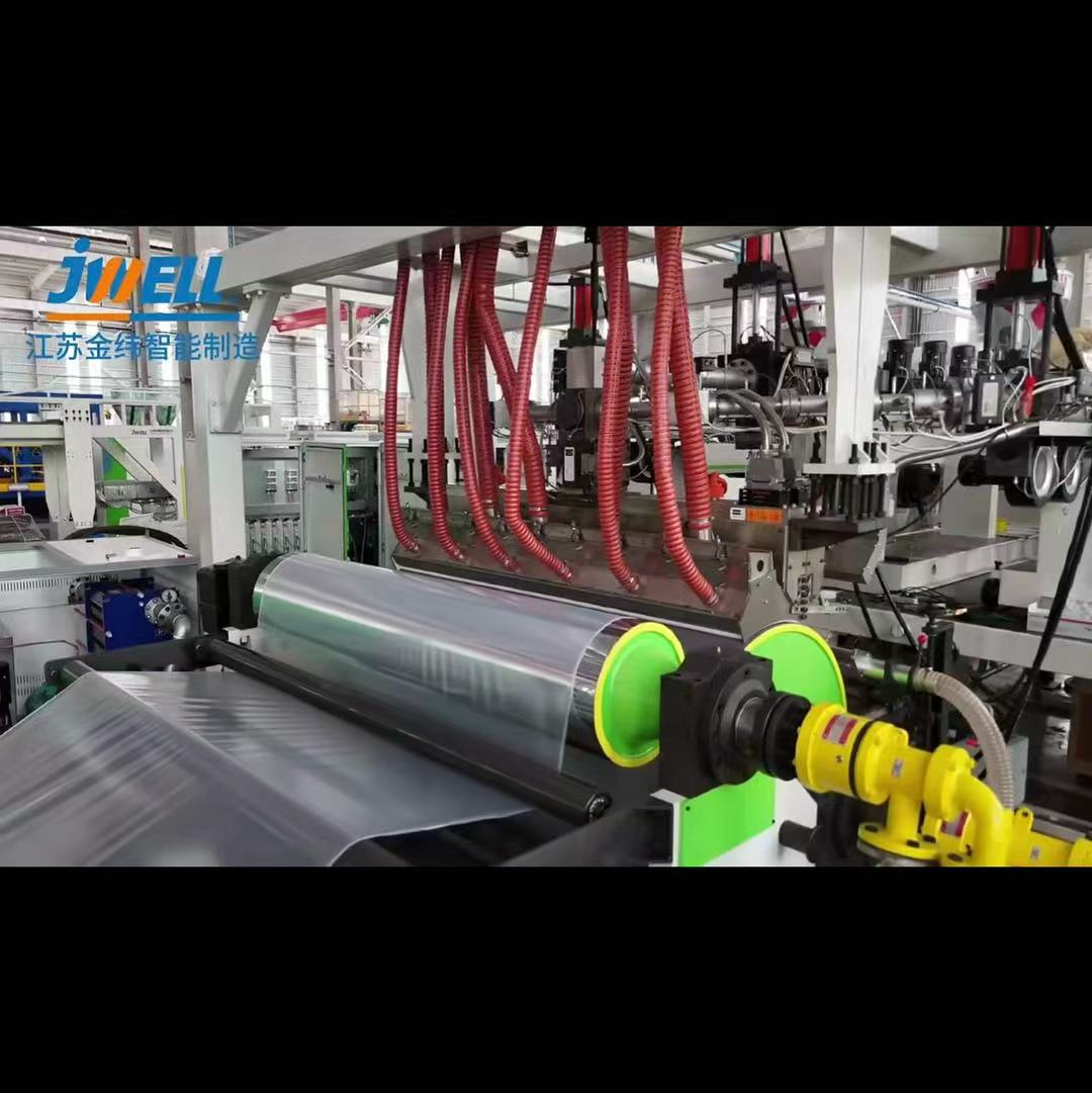 포장/산업용 팔레트 포장/번딩 필름/표면 보호용 Jwell PE/PP/PET/PS MDO 단축 스트레치 필름 압출 기계