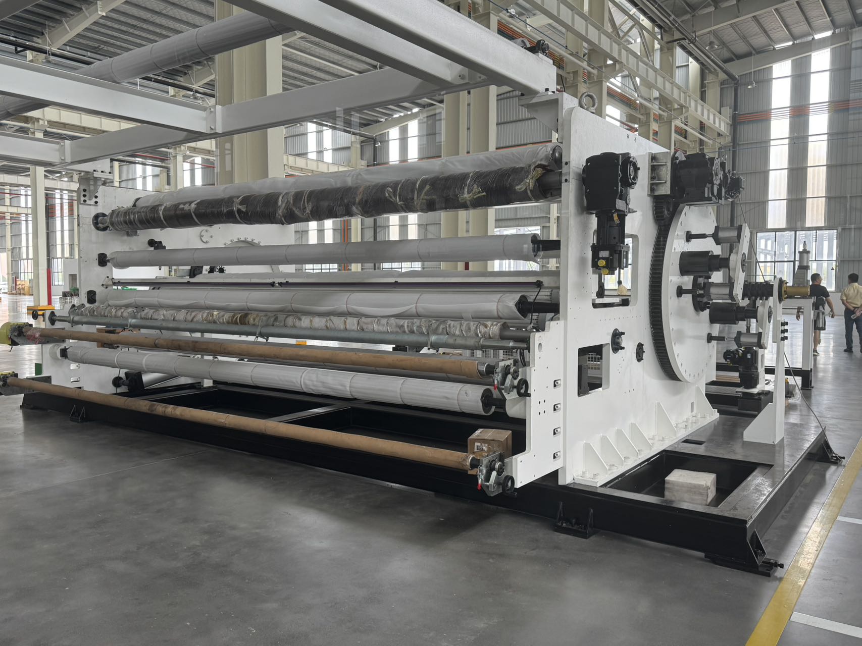 Jwell PVB/SGP 유리 중간층 필름 압출 기계 생산 라인 플라스틱 압출기 기계 