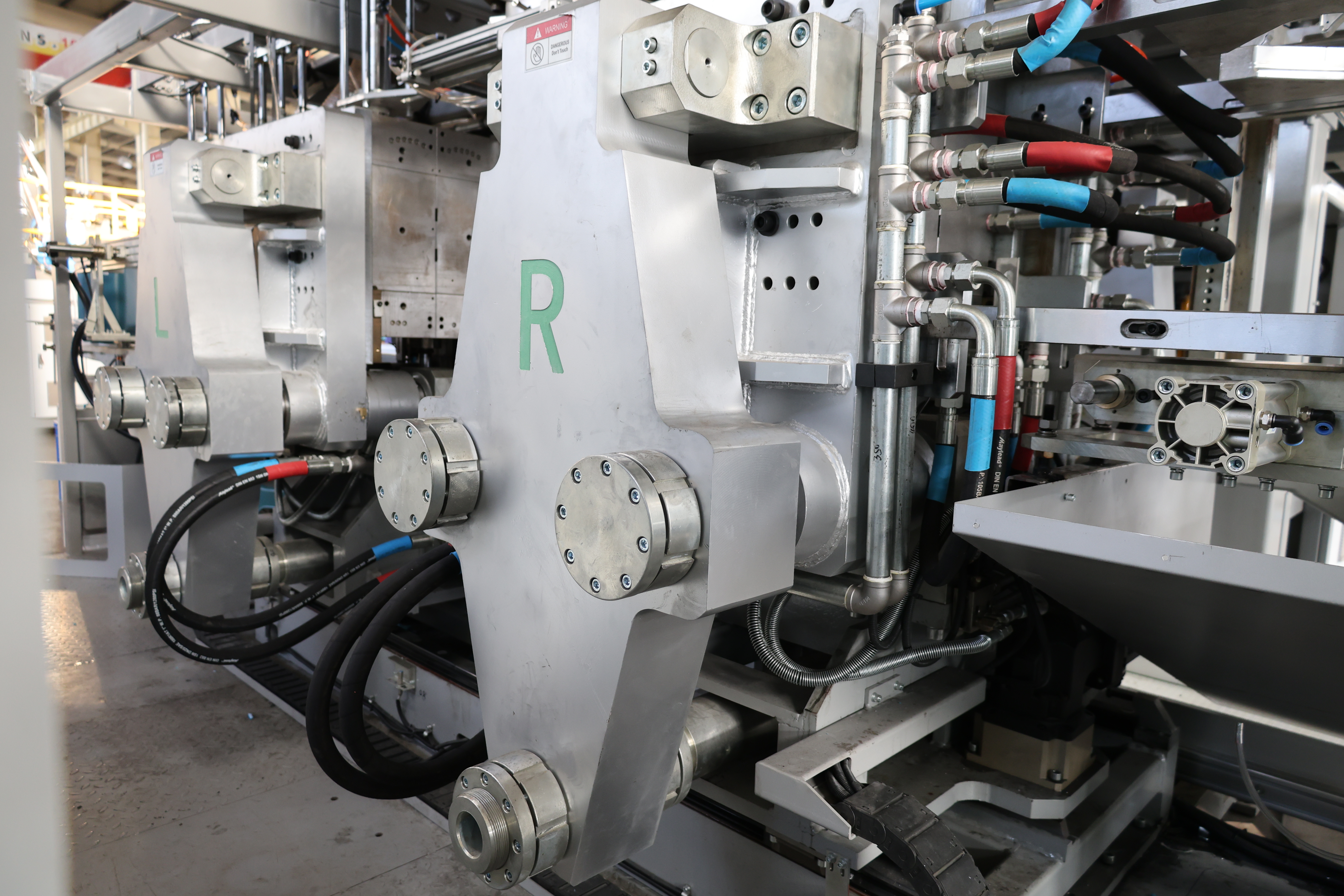 화학 포장용 30L 더블 스테이션 블로우 성형기 