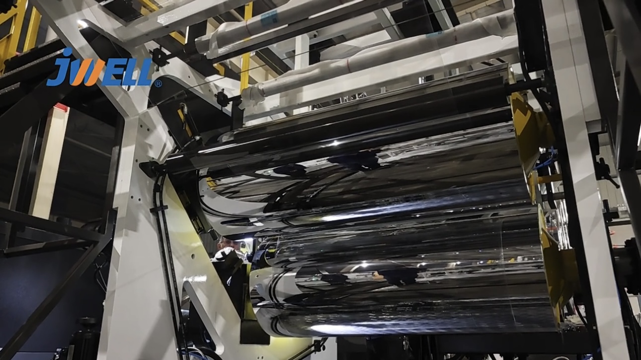 Jwell 단일 스크류 압출기 PET/PLA 시트 압출 기계 고용량 플라스틱 압출기 기계