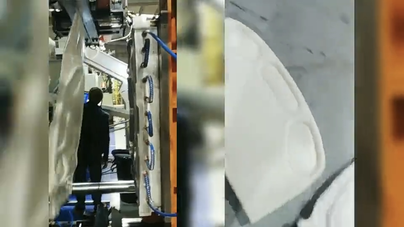 의료 플라스틱 가구 병상 보드 발판/머리판용 Jwell 블로우 성형기